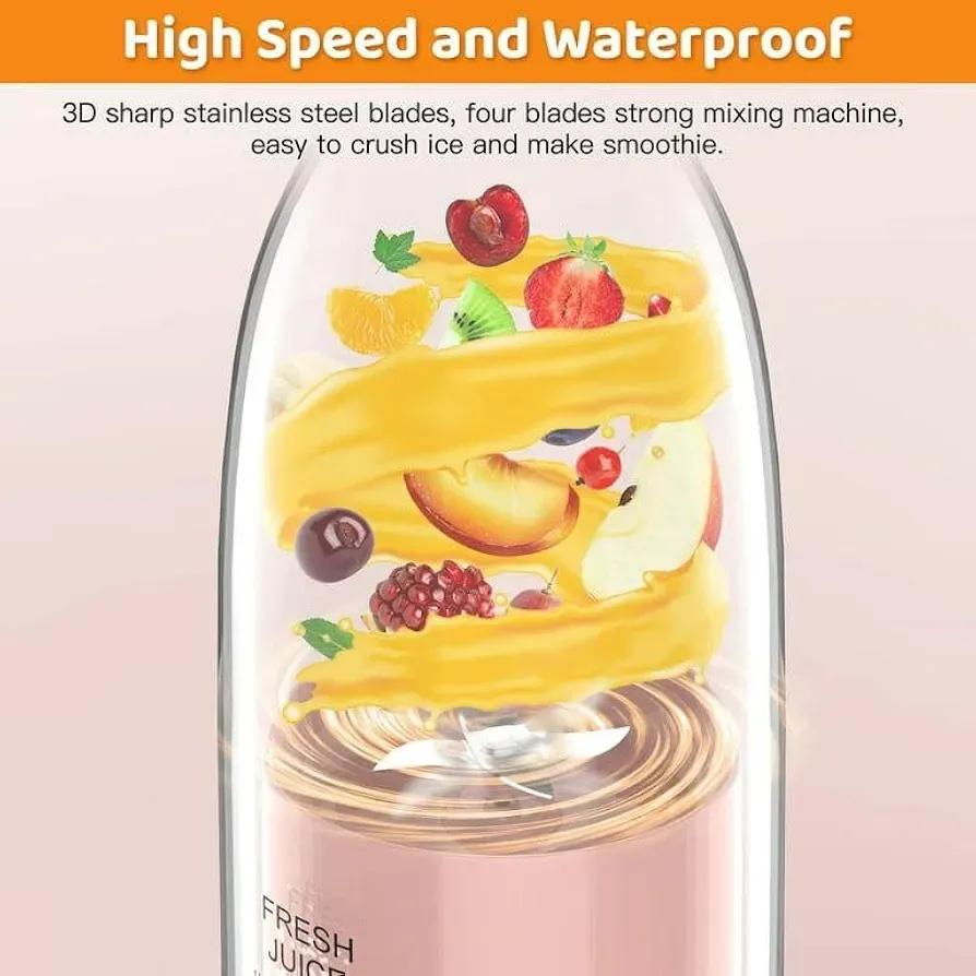 Usb Portable Juice Bottle Mini Fast Electric Blender