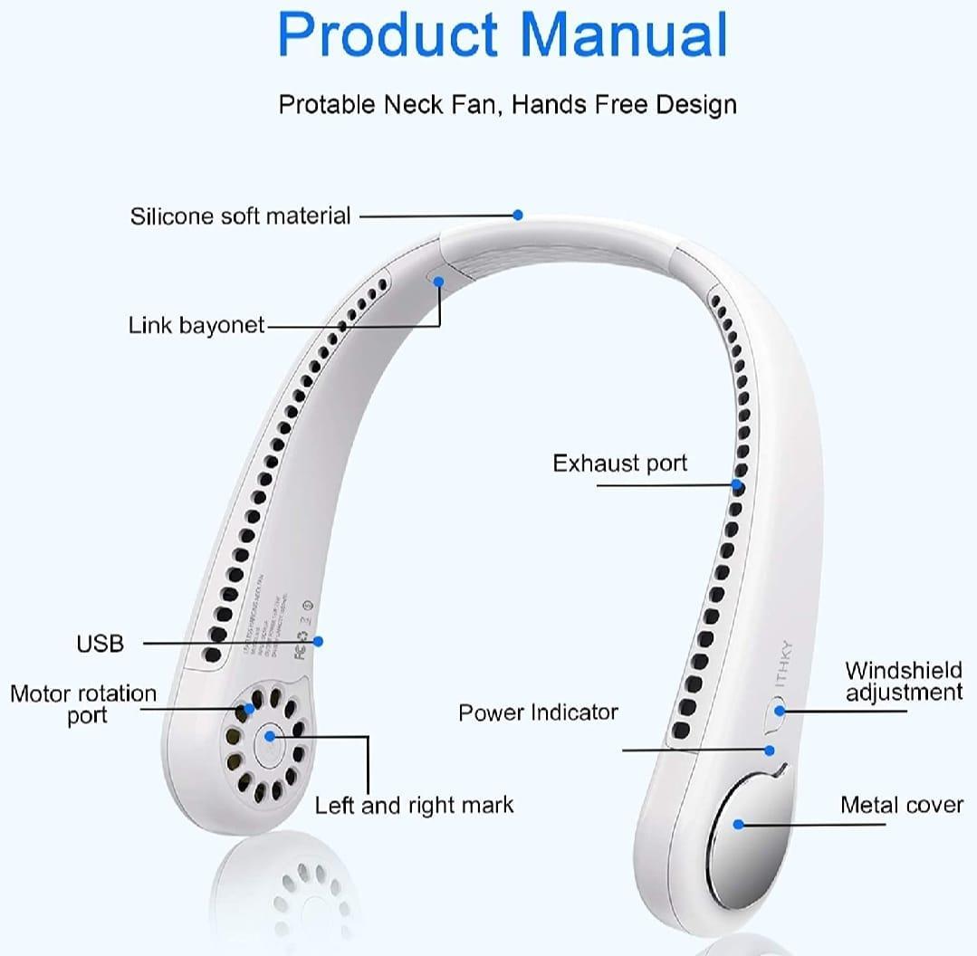 U-Shaped Neck Fan for Hot Weather Pakistan