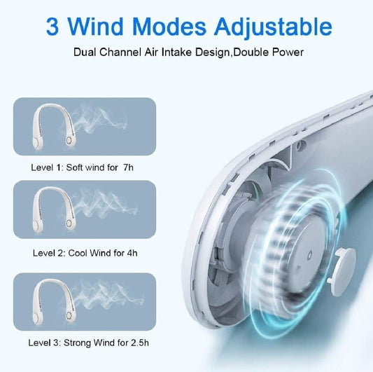 U-Shaped Neck Fan for Hot Weather Pakistan