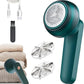 Portable Lint Remover Green Rechargeable for Home