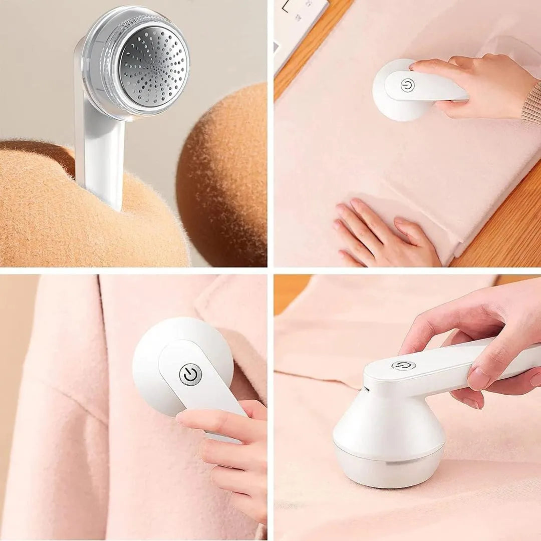 Portable Lint Remover Green Rechargeable for Home
