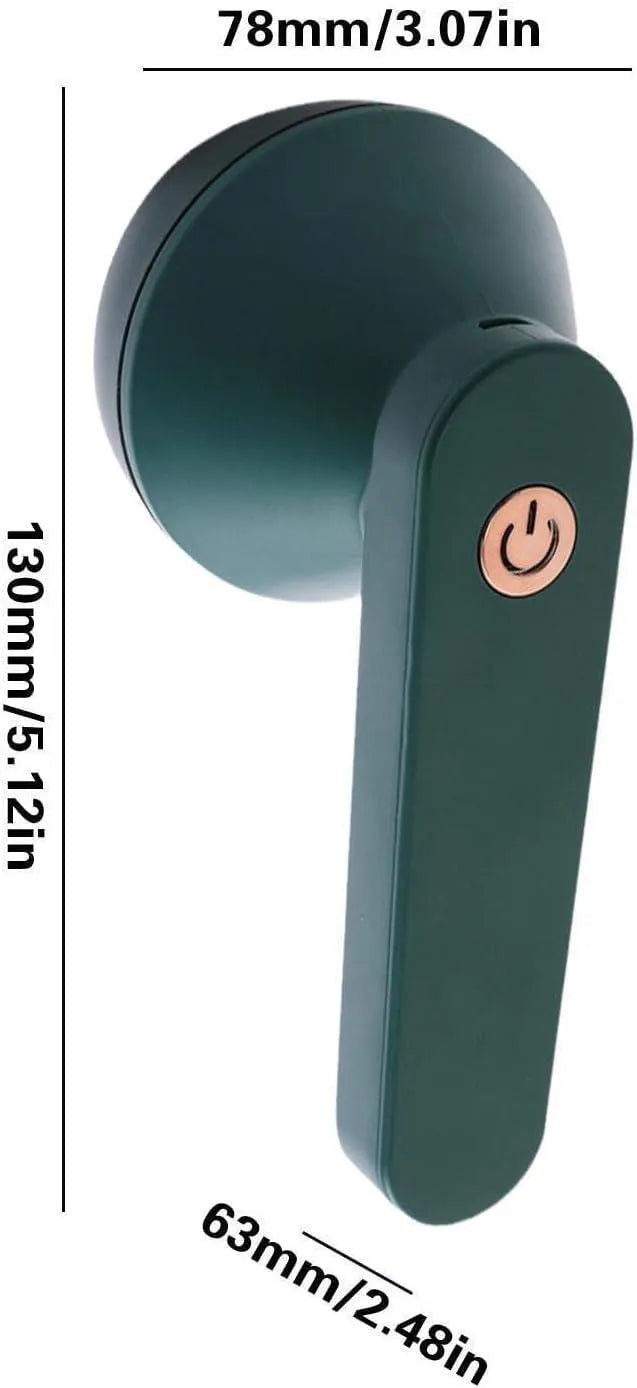 Portable Lint Remover Green Rechargeable for Home