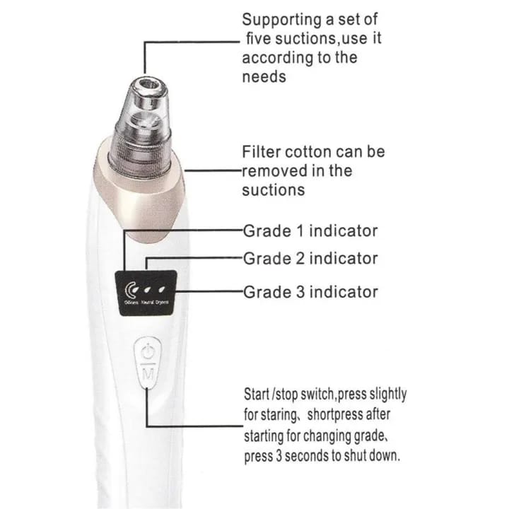 👉 Electric Blackhead Remover Vacuum for Deep Pore Cleansing