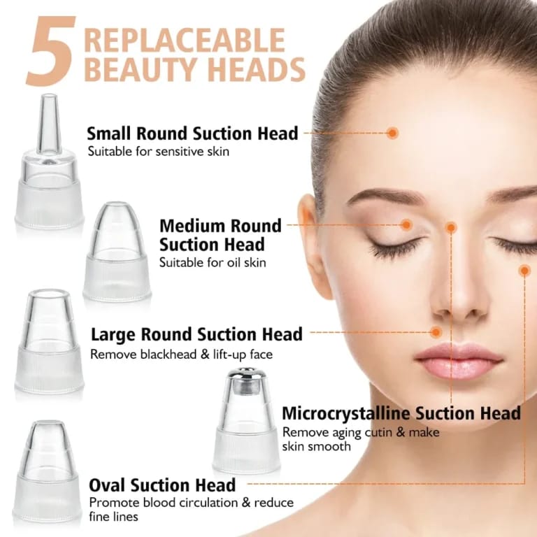👉 Electric Blackhead Remover Vacuum for Deep Pore Cleansing