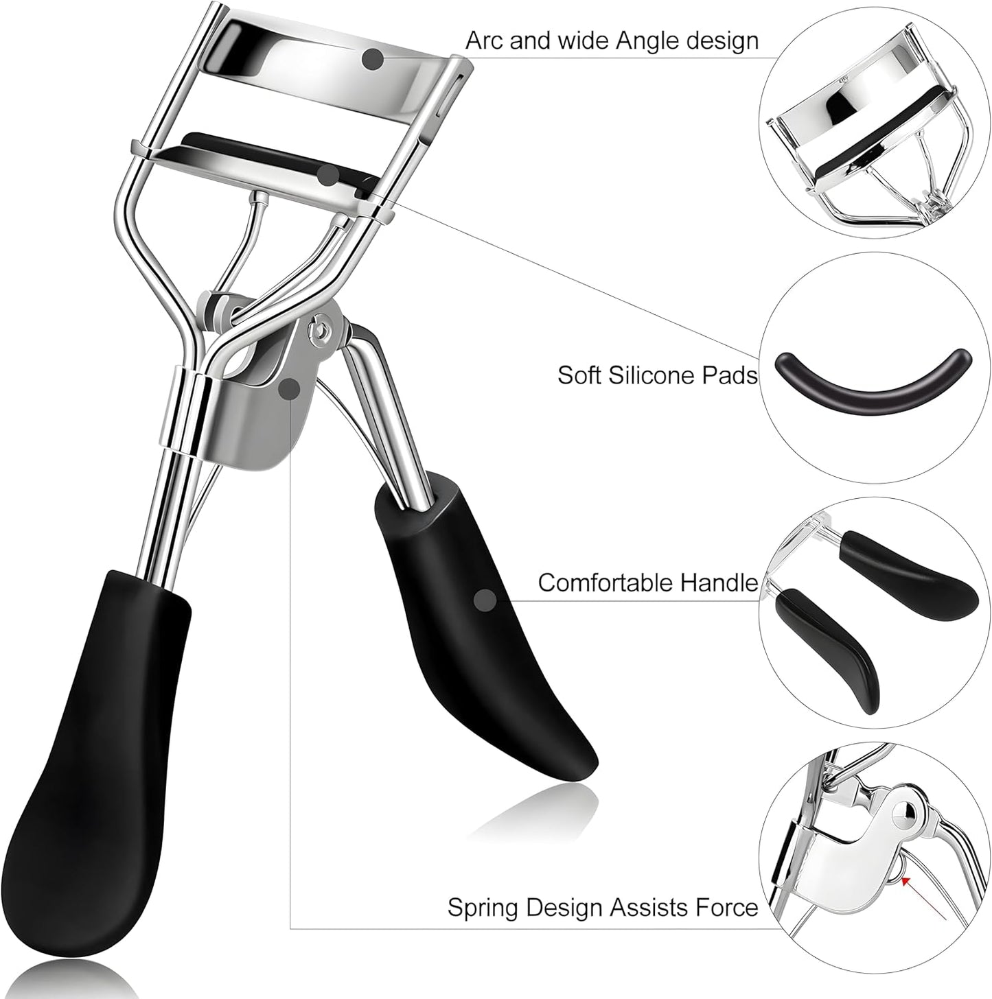 High Quality Eyelash Curler – Smooth Grip Tool for Perfect Lash Lift