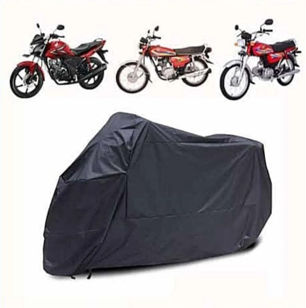 Dust & Waterproof Bike Cover for 70cc–125cc Motorcycles