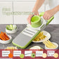 👉 5-in-1 Vegetable Cutter, Slicer & Grater Set