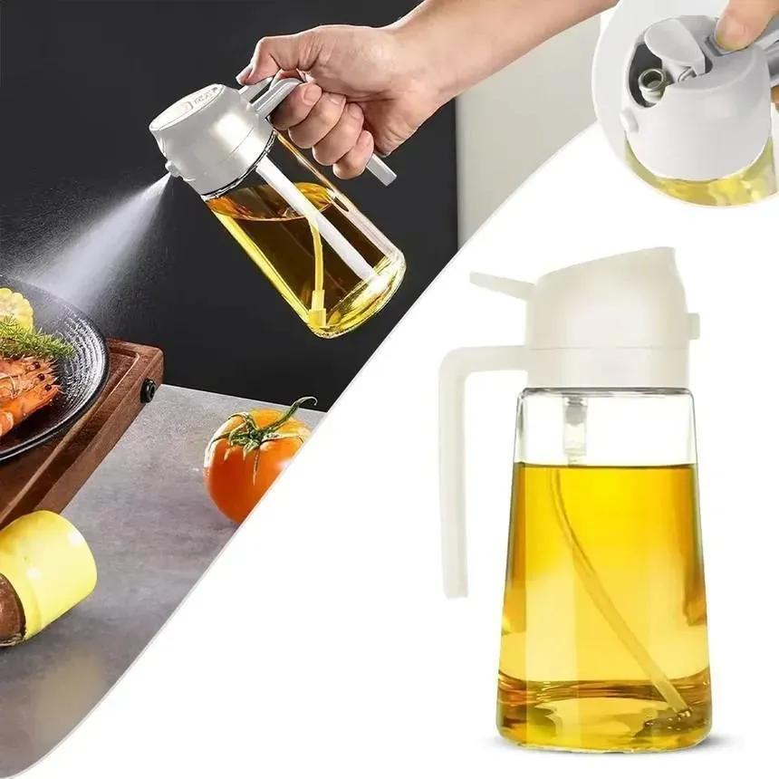 👉 2-in-1 Oil Spray Bottle for Cooking & Kitchen Use