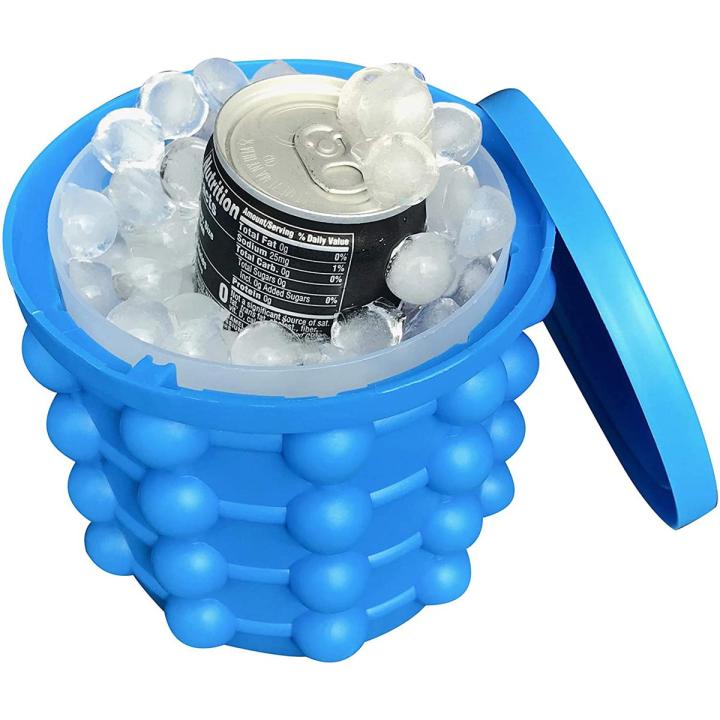 2-in-1 Ice Cube Maker Bottle – Portable Silicone Ice Genie