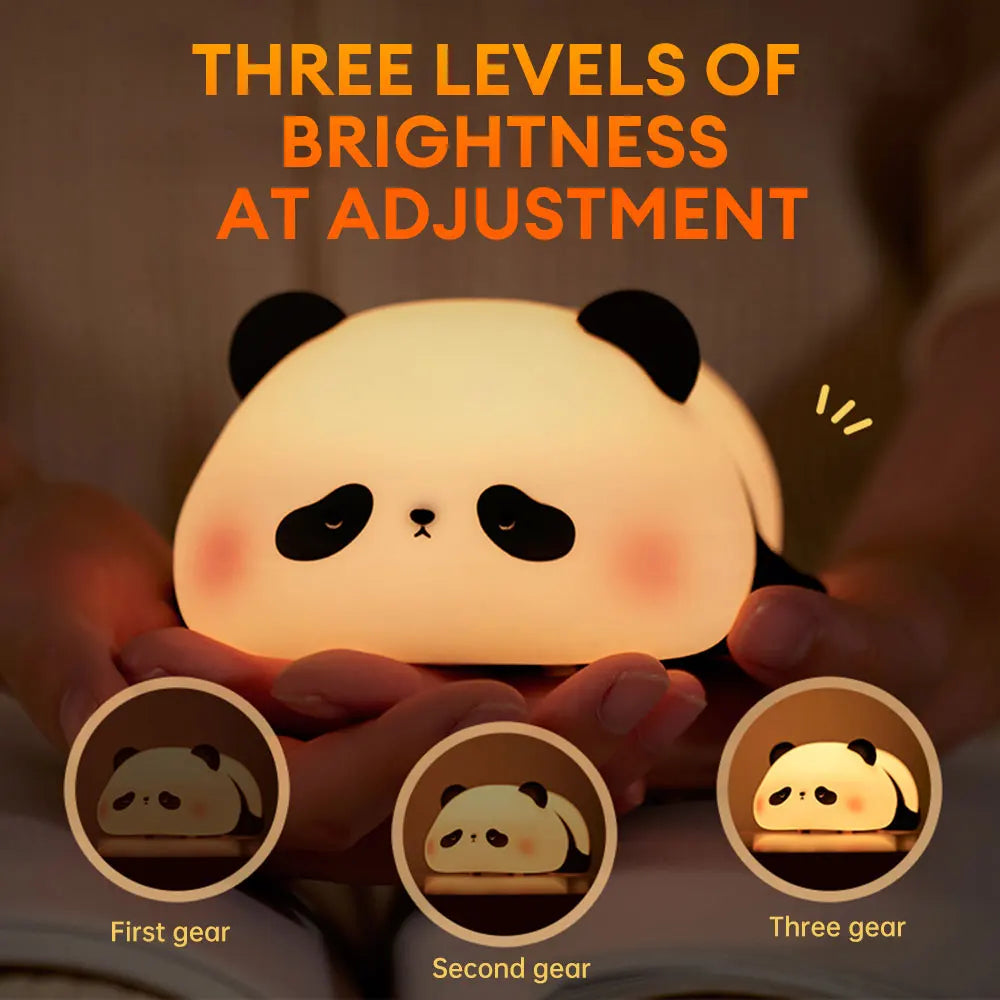Panda LED Lamp 8 Colors for Kids Room Night Light