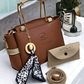 Premium Women’s Handbag Set with Stylish Matching Pouch