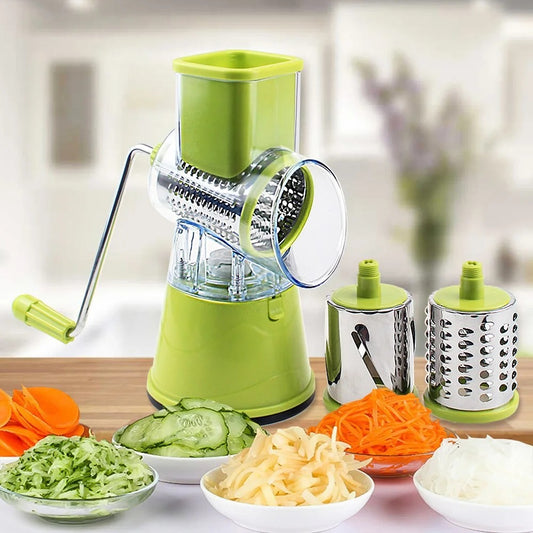 3-in-1 Manual Vegetable Slicer, Cutter & Grater ✨