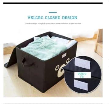 Home Storage Box – Portable Foldable Organizer with Lid