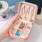 Compact Leather Jewelry Box for Travel & Gifting