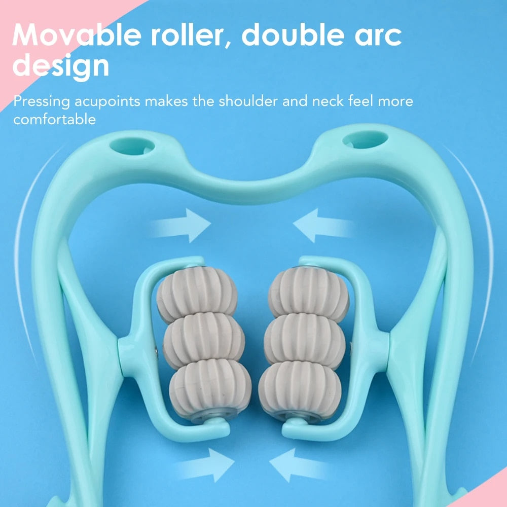 6-Wheel Neck & Spine Massager for Neck, Back & Shoulder Pain Relief