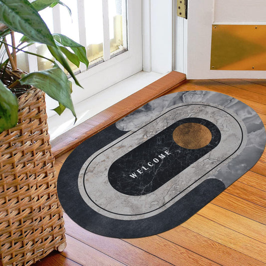 Modern Quick-Dry Anti-Slip Floor Mat for Home