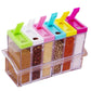 Premium 6-Piece Spice Storage Dispenser Set