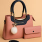 👉 Stylish Ladies Handbag Set with Clutch & Adjustable Shoulder Strap