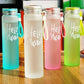 👉 480ml Leak-Proof Frosted Glass Water Bottle for Travel & Daily Use