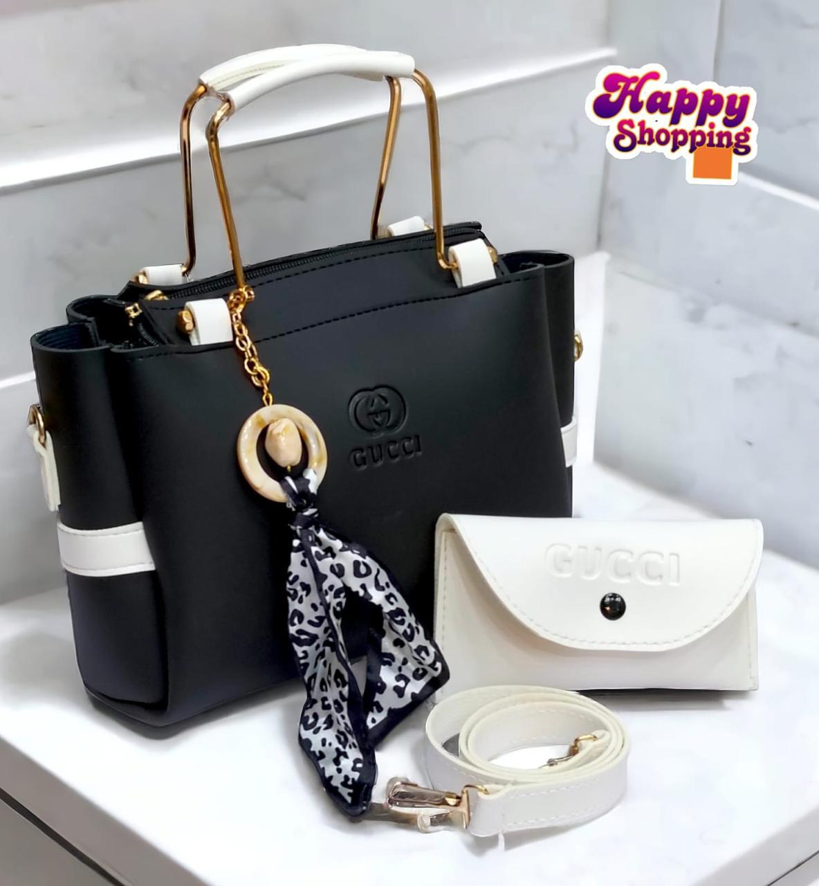 Premium Women’s Handbag Set with Stylish Matching Pouch
