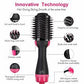 👉 3-in-1 Hot Air Brush – Dry, Straighten & Style