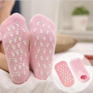 eco reusable silicone gel spa socks