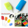 silicone spatula & bbq oil brush set