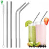 eco friendly stainless steel straws set eco friendly stainless steel straws set