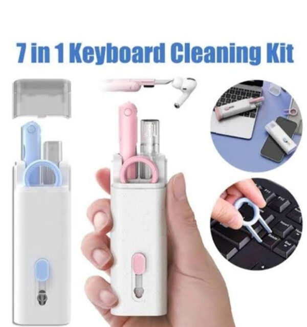7 in 1 ultimate electronics cleaning kit – professional multi function cleaner for laptop, keyboard, airpods & gadgets
