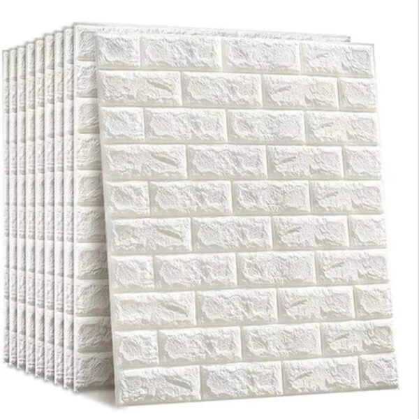 Self-Adhesive 3D Wall Brick Sheet self adhesive 3d wall brick sheet