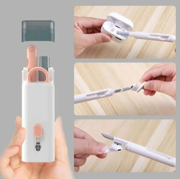 7 in 1 ultimate electronics cleaning kit – professional multi function cleaner for laptop, keyboard, airpods & gadgets