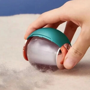 green lint roller ball – portable, reusable & easy to clean lightweight lint remover for clothes & furniture