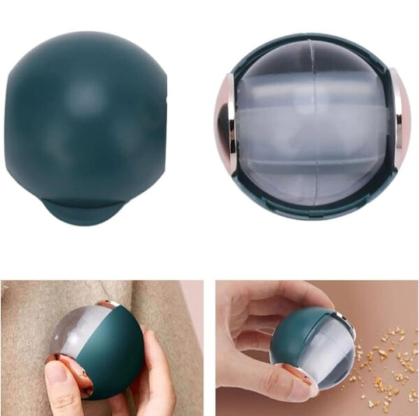 green lint roller ball – portable, reusable & easy to clean lightweight lint remover for clothes & furniture