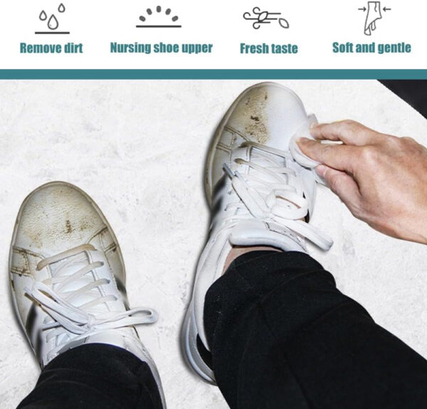 shoe cleaning wipes (pack of 80)