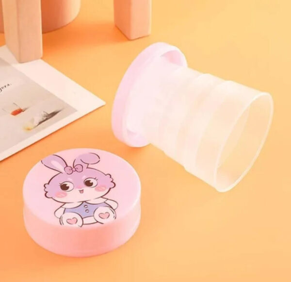 portable silicone folding glass