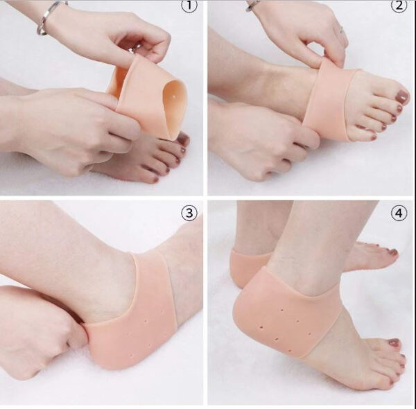 anti crack silicone gel heel pads