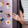 decorative fridge magnets set