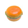 cute burger shape 3 layer lunch box
