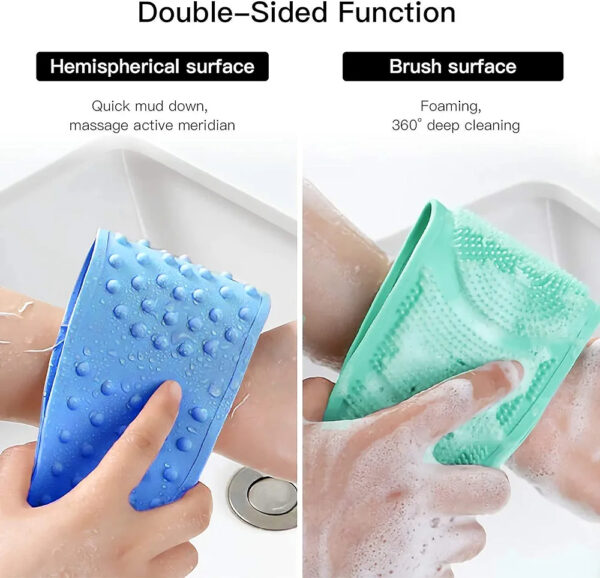 dealsure silicone body back scrubber