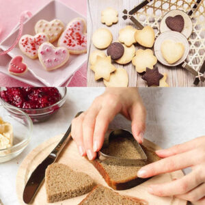 Pack of 12 Stainless Steel Cookie Cutters