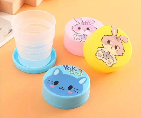 portable silicone folding glass