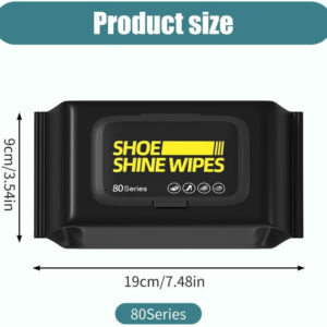 shoe cleaning wipes (pack of 80)