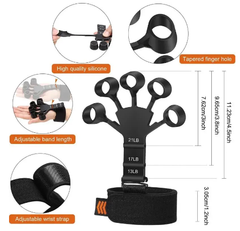 finger strengthener & grip strength trainer