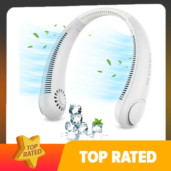 portable bladeless neck fan