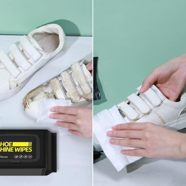 shoe cleaning wipes (pack of 80)