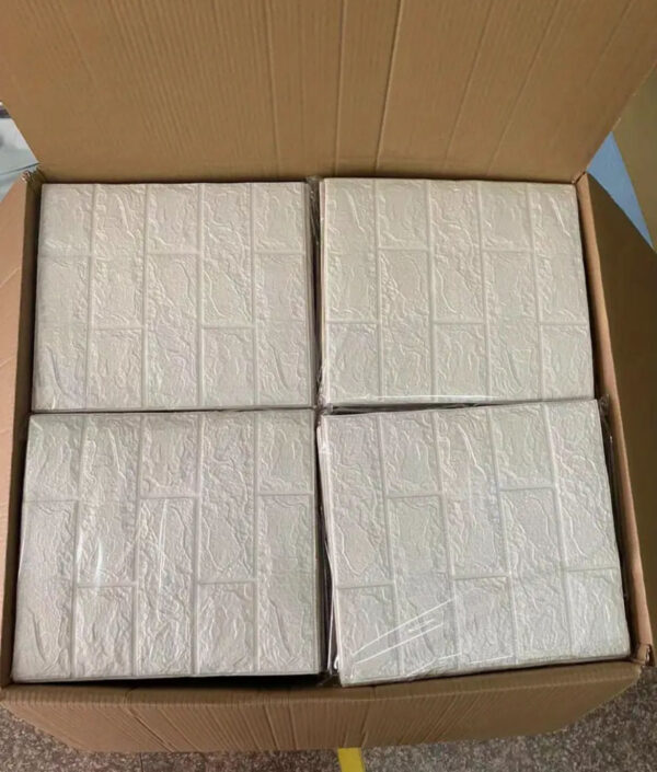 self adhesive 3d wall brick sheet