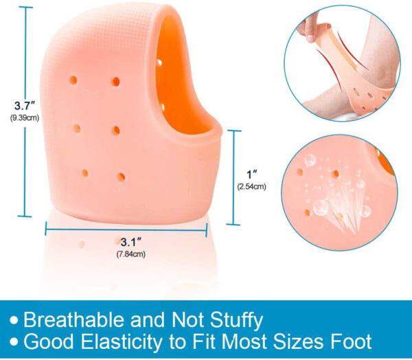 anti crack silicone gel heel pads