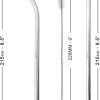 eco friendly stainless steel straws set