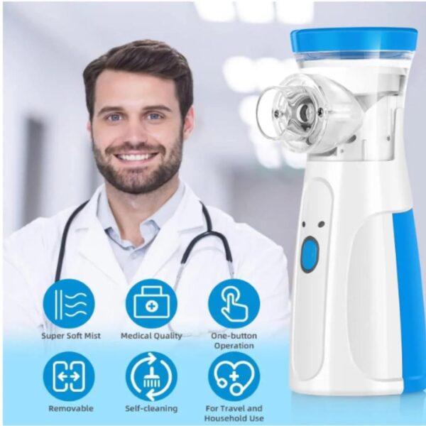 rechargeable portable handheld mesh nebulizer machine for adults & kids