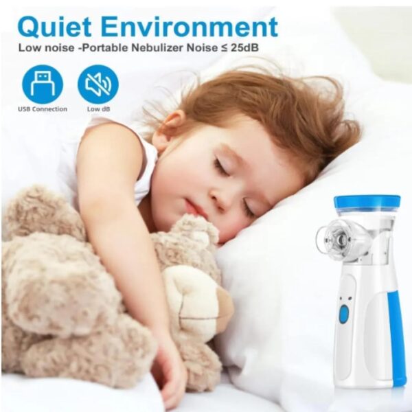 rechargeable portable handheld mesh nebulizer machine for adults & kids
